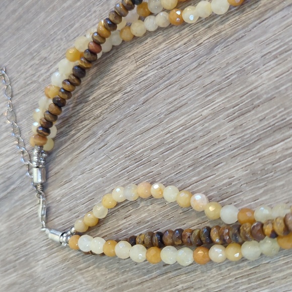 Jay King DTR Tigers Eye & Yellow Jasper Sterling Silver - EUC - Picture 8 of 10